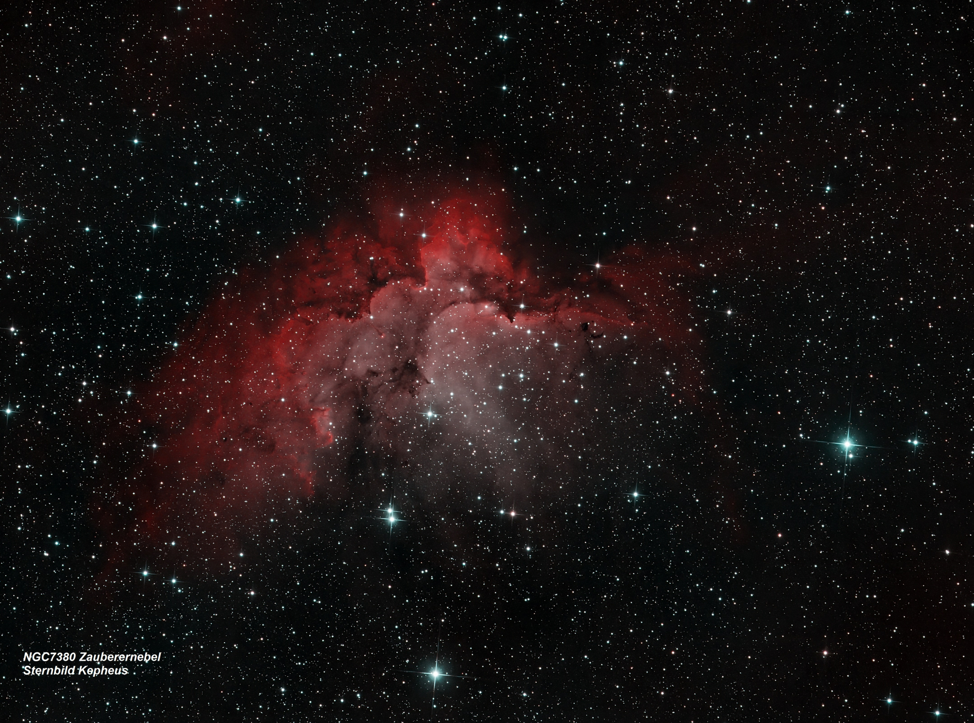 NGC7380 Zauberernebel
